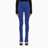 Off-white Side-slit High-waisted Leggings In Blue