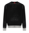Diesel K Larence B Crewneck Sweater In Black
