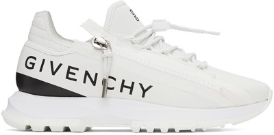 Givenchy White Spectre Sneakers In 100-white