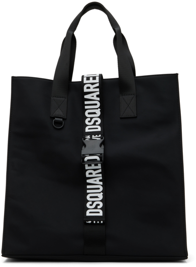 Dsquared2 Black Made With Love Tote In 2124 Black