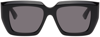 BOTTEGA VENETA BLACK SQUARE SUNGLASSES