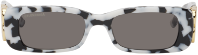 Balenciaga Tortoiseshell Dynasty Sunglasses In Havana-gold-grey