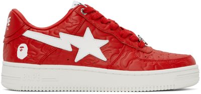 Bape Red Sta #3 M1 Sneakers