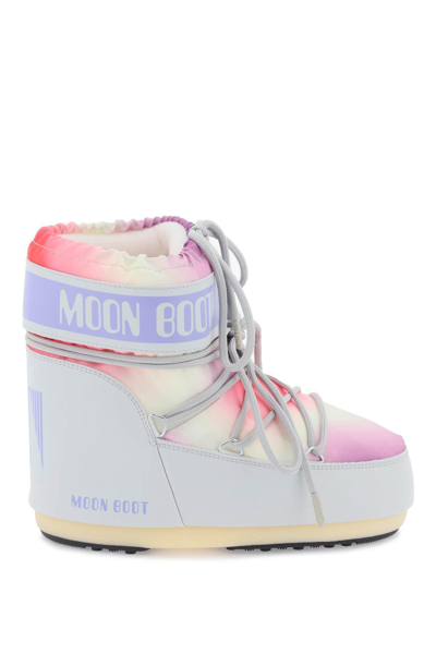 Moon Boot Icon Low Apres Ski Boots In Multicolor,grey