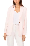 Halogen Single Button Relaxed Blazer In Pink Dogwood