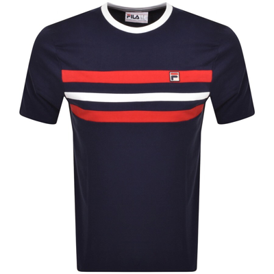 Fila Vintage Justin T Shirt Navy