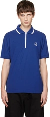RAF SIMONS BLUE FRED PERRY EDITION POLO