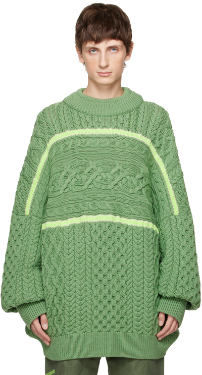 Robyn Lynch Green Crewneck Jumper In 24497005 Sage Green