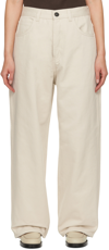 SOFIE D'HOORE OFF-WHITE PEGGY TROUSERS