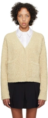 Holzweiler Beige Koi Cardigan In 1005 Ecru Mix