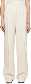 CAMILLA AND MARC OFF-WHITE ARMAND TROUSERS
