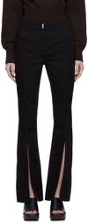 Givenchy Black Bootcut Jeans In 001 Black