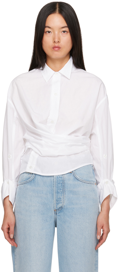 Citizen Of Humanity White Vienna Shirt In Optic White