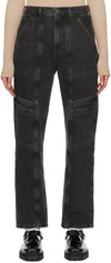 Agolde Cooper Cargo Jean In Panther In Panther (wsd Black)