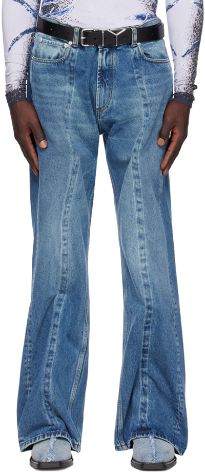Y/project Blue Classic Wire Jeans