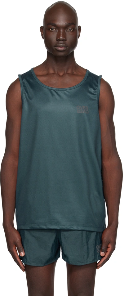 Over Over Blue Sport Tank Top In Teal