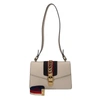 GUCCI GUCCI SYLVIE WHITE LEATHER SHOULDER BAG (PRE-OWNED)