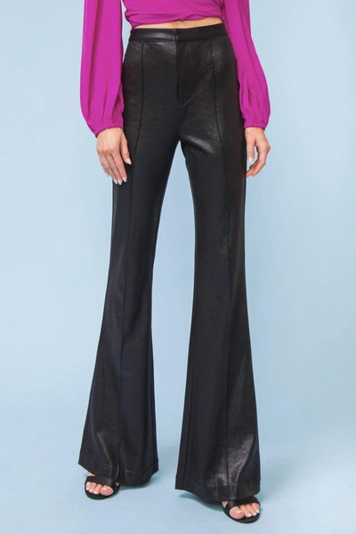 Flying Tomato Faux Leather Pant In Black