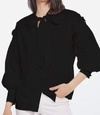 Eva Franco Viola Blouse In Black In Black