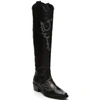 Donald Pliner Kaytee Pointed Toe Western Boot In Black