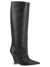 3juin Woman Boot Black Size 6 Leather