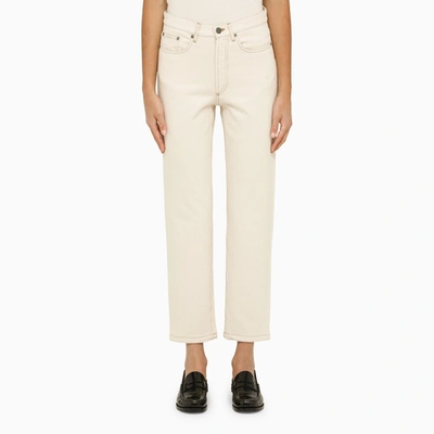 Apc Martin F Ecru Jeans In White