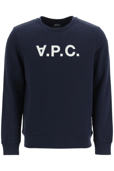 APC A.P.C. FLOCK V.P.C. LOGO SWEATSHIRT