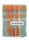 Acne Studios Check Fringed Scarf