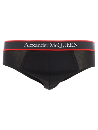 Alexander Mcqueen Alexander Mc Queen Selvedge Slip In Black