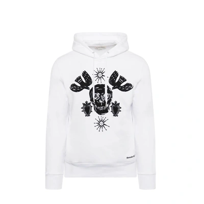 ALEXANDER MCQUEEN ALEXANDER MCQUEEN COTTON LOGO HOODED SWEATSHIRT