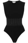 ALEXANDER MCQUEEN ALEXANDER MCQUEEN HYBRID BODYSUIT