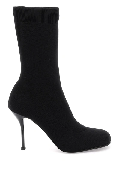 ALEXANDER MCQUEEN ALEXANDER MCQUEEN KNITTED ANKLE BOOTS