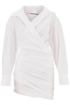 ALEXANDER WANG ALEXANDER WANG DRAPED MINI SHIRT DRESS