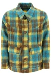 ANDERSSON BELL ANDERSSON BELL BRUSHED YARN OVERSHIRT WITH CHECK MOTIF