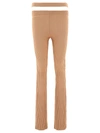 Andreädamo Ribbed Trousers With Cut-out