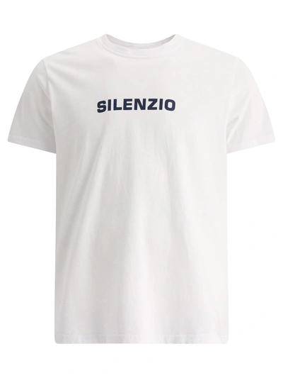 Aspesi Silenzio T Shirt In Bianco