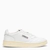 AUTRY AUTRY WHITE LEATHER MEDALIST LOW TOP SNEAKERS