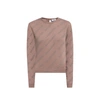 Balenciaga Knitted Pullover Women In Brown