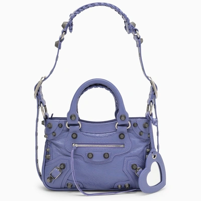 Stuart Weitzman Balenciaga Small Neo Cagole Tote Bag In Purple