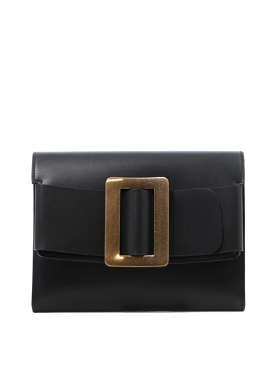 Boyy "buckle" Clutch In Black