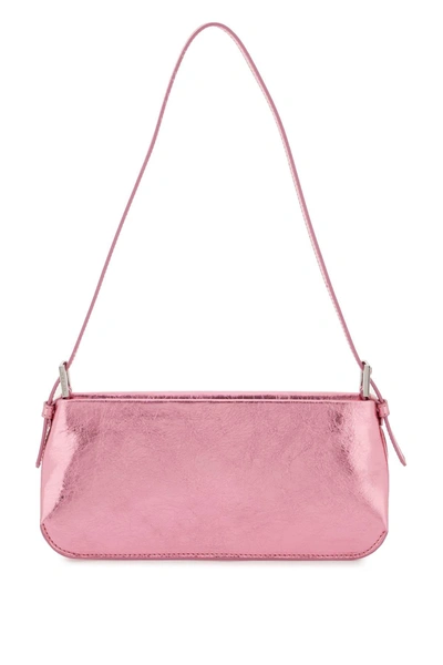 By Far Dulce Metallic Leather In Pink