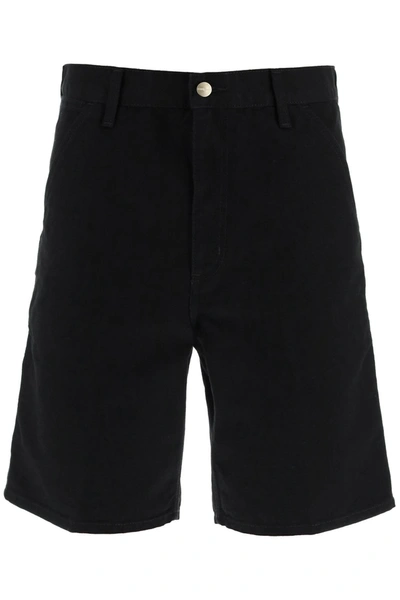 Carhartt Wip Organic Cotton Shorts In Black
