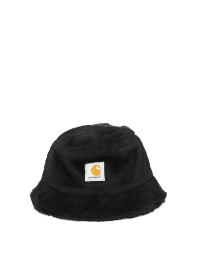 Carhartt Wip Plains Bucket Hat In Black