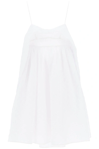 Cecilie Bahnsen Susu Matlasse Dress In White