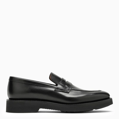 CHURCH'S CHURCH'S BLACK LEATHER LOAFER