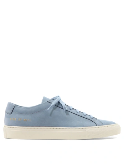 Common Projects Achilles Leather Low-top Sneakers In Blue
