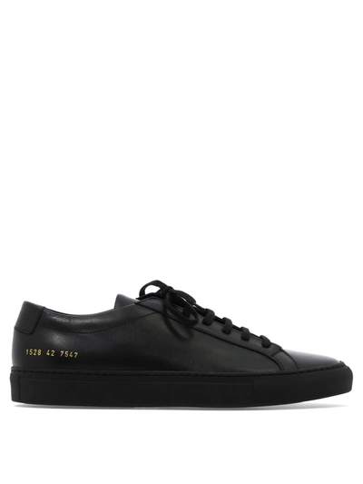 Common Projects 1528 Original Achilles Low Sneakers Shoes In Black