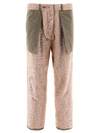 Craig Green Pink And Grey Fleece Straight-leg Trousers