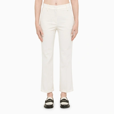 DEPARTMENT 5 DEPARTMENT 5 WHITE BOOT CUT TROUSERS