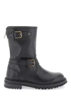 DOLCE & GABBANA DOLCE & GABBANA LEATHER BIKER BOOTS